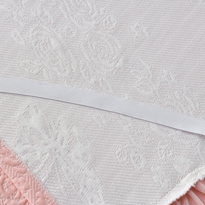 91家纺网 家纺一手货源 找家纺 星窝家纺 2026新款冰豆豆床裙款凉席 粉蝶寻香