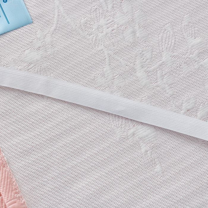 91家纺网 家纺一手货源 找家纺 星窝家纺 2026新款冰豆豆床裙款凉席 粉枝凝香