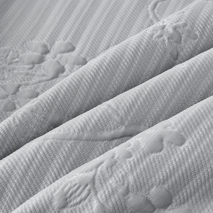 91家纺网 家纺一手货源 找家纺 星窝家纺 2026新款冰豆豆床裙款凉席 灰枝凝香