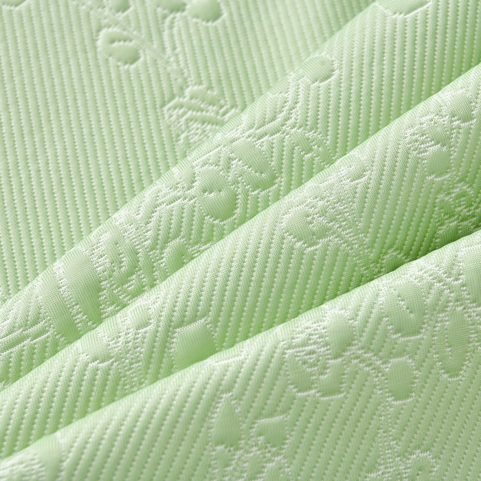 91家纺网 家纺一手货源 找家纺 星窝家纺 2026新款冰豆豆床裙款凉席 青岚梅影