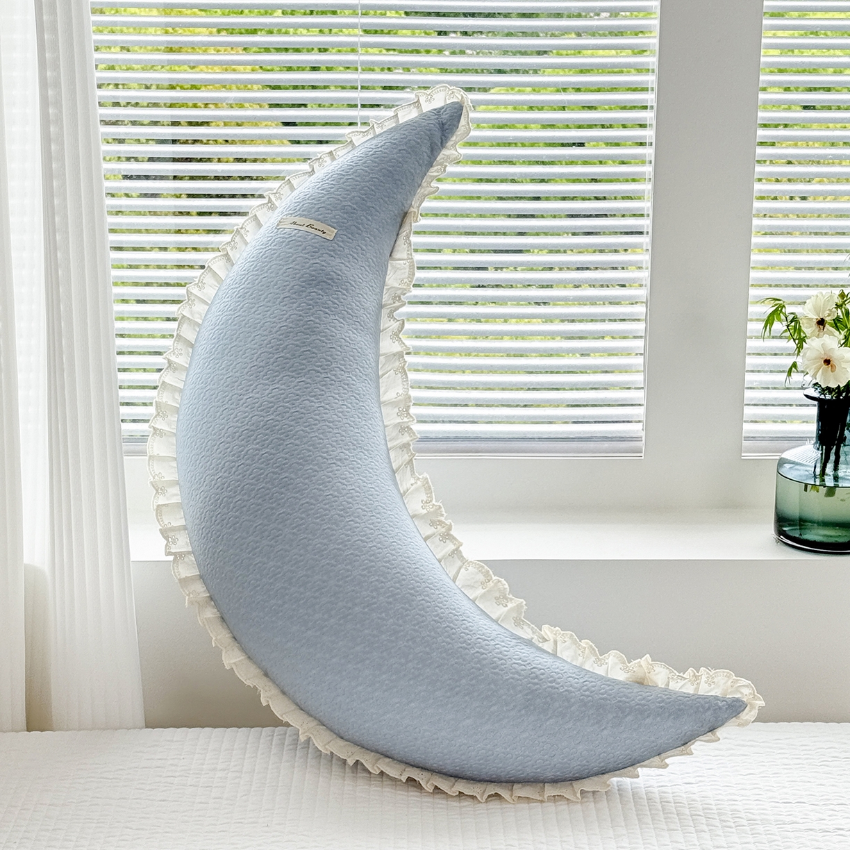 91家纺网 家纺一手货源 找家纺 （总）蔻眠 凉感丝卡通刺绣荞麦护颈枕夏季凉豆豆儿童枕芯学生枕头