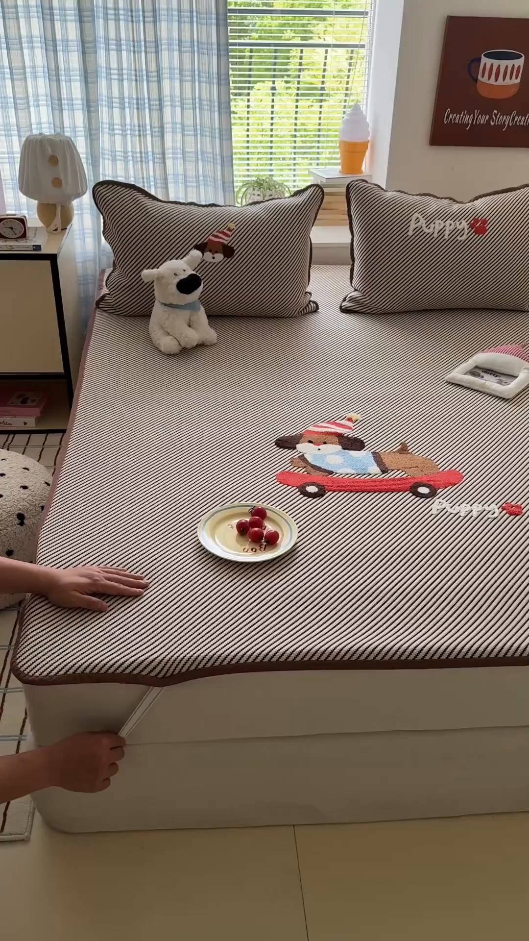 91家纺网 家纺一手货源 找家纺 （总）顾里家纺 2026新款Pe凉感仿冰藤软席凉席三件套