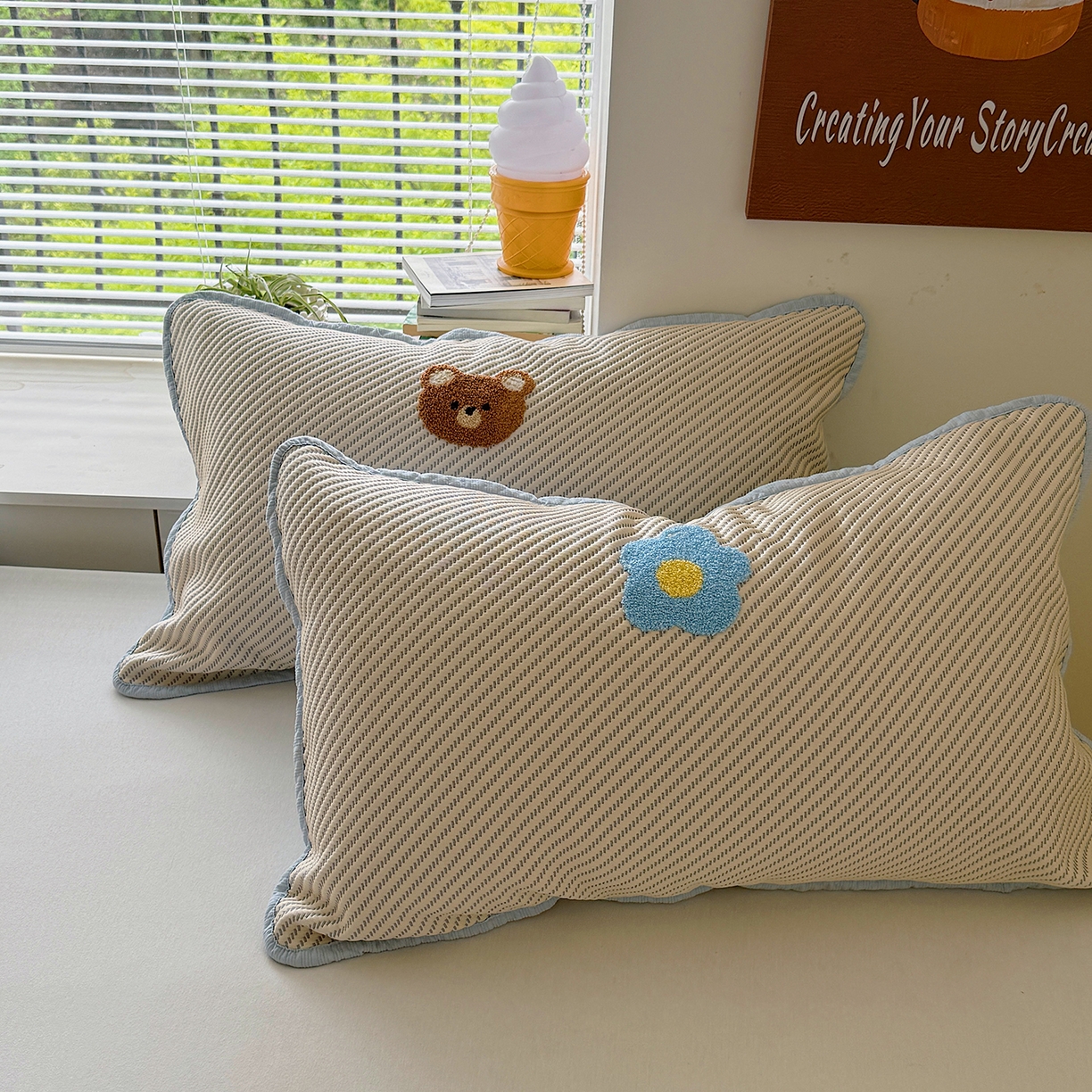 91家纺网 家纺一手货源 找家纺 顾里家纺 2026新款Pe凉感仿冰藤软席凉席三件套 香蕉熊