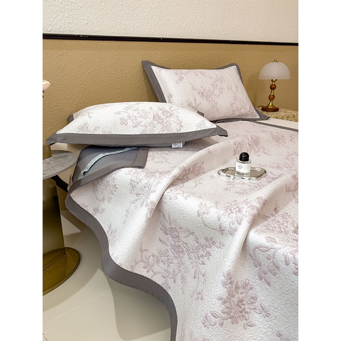 91家纺网 家纺一手货源 找家纺 （总）女子家纺 2026新款夏天A类母婴级凉感值过0.21凉豆豆软席凉席-思琳娜系列