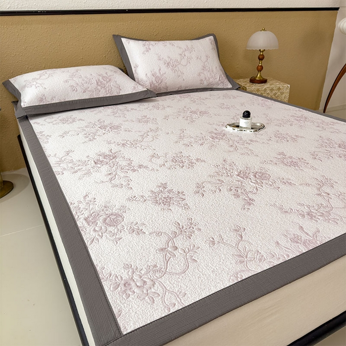 91家纺网 家纺一手货源 找家纺 （总）女子家纺 2026新款夏天A类母婴级凉感值过0.21凉豆豆软席凉席-思琳娜系列