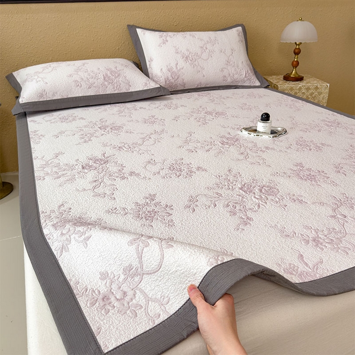 91家纺网 家纺一手货源 找家纺 （总）女子家纺 2026新款夏天A类母婴级凉感值过0.21凉豆豆软席凉席-思琳娜系列