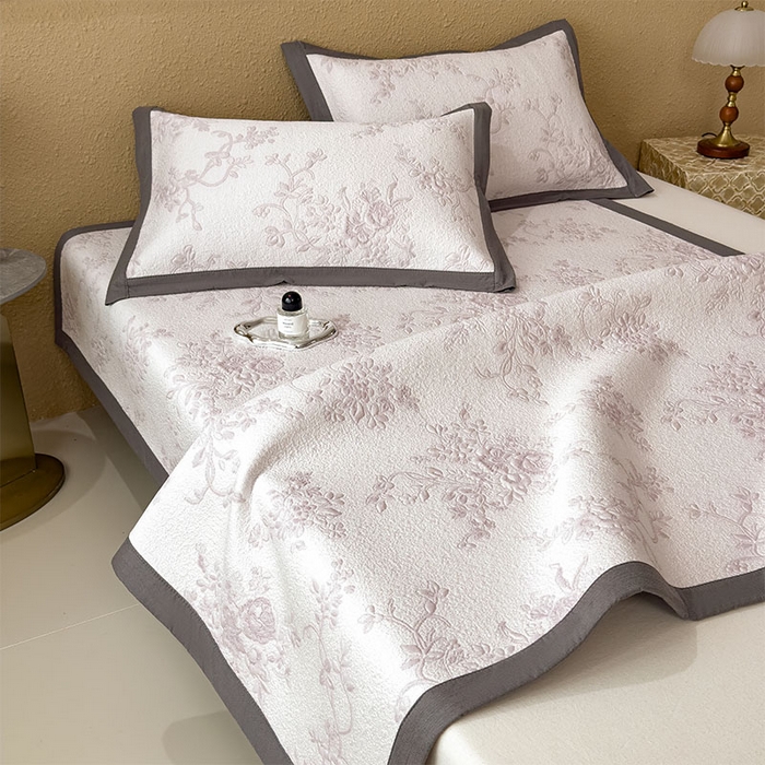 91家纺网 家纺一手货源 找家纺 （总）女子家纺 2026新款夏天A类母婴级凉感值过0.21凉豆豆软席凉席-思琳娜系列