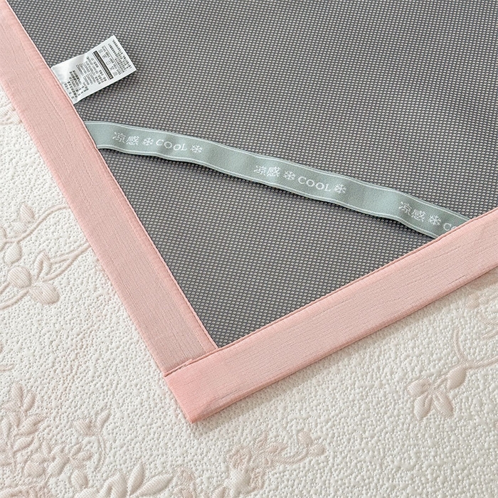 91家纺网 家纺一手货源 找家纺 女子家纺 2026新款夏天A类母婴级凉感值过0.21凉豆豆软席凉席-思琳娜系列 思琳娜-冰粉-床席款