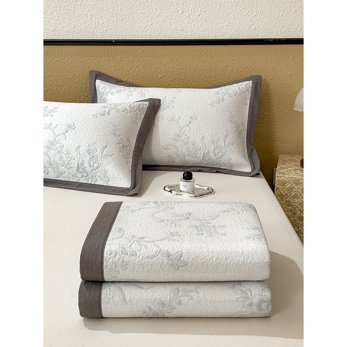 91家纺网 家纺一手货源 找家纺 女子家纺 2026新款夏天A类母婴级凉感值过0.21凉豆豆软席凉席-思琳娜系列 思琳娜-淡蓝-床席款