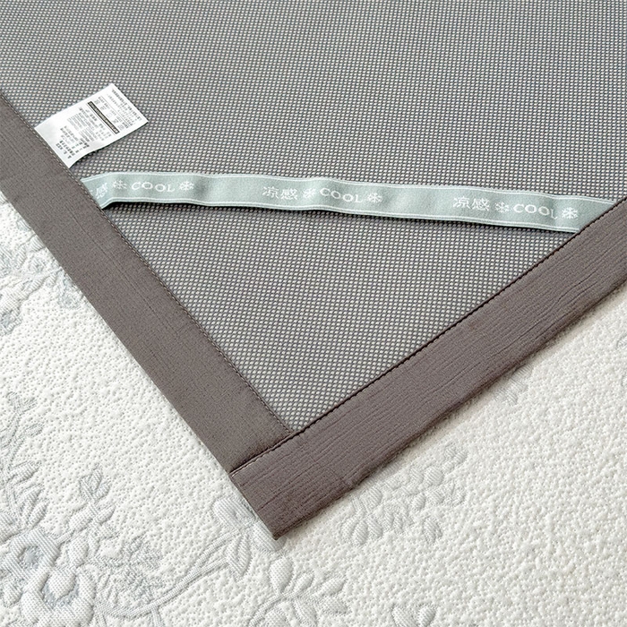 91家纺网 家纺一手货源 找家纺 女子家纺 2026新款夏天A类母婴级凉感值过0.21凉豆豆软席凉席-思琳娜系列 思琳娜-淡蓝-床席款