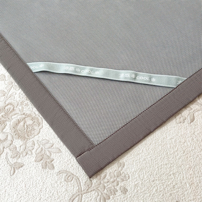 91家纺网 家纺一手货源 找家纺 女子家纺 2026新款夏天A类母婴级凉感值过0.21凉豆豆软席凉席-思琳娜系列 思琳娜-豆咖-床席款