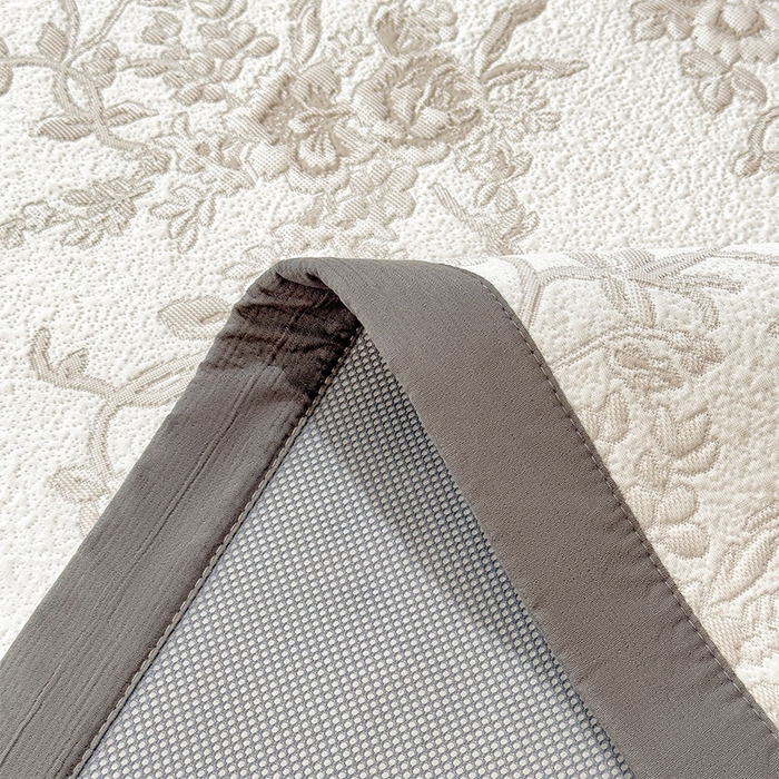 91家纺网 家纺一手货源 找家纺 女子家纺 2026新款夏天A类母婴级凉感值过0.21凉豆豆软席凉席-思琳娜系列 思琳娜-豆咖-床席款