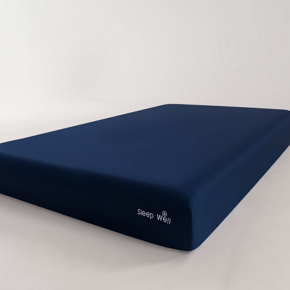 91家纺网 家纺一手货源 找家纺 （总）花伞家居 2026新款高级感简约烫画水洗真丝单床笠床笠单件