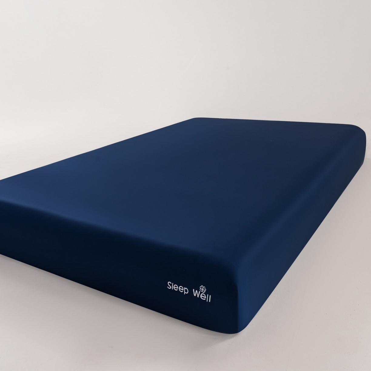 91家纺网 家纺一手货源 找家纺 （总）花伞家居 2026新款高级感简约烫画水洗真丝单床笠床笠单件