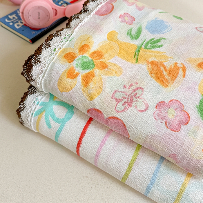 91家纺网 家纺一手货源 找家纺 （总）花伞家居 2026新款蕾丝花边款皱皱双层纱单床单床单单件含买家秀