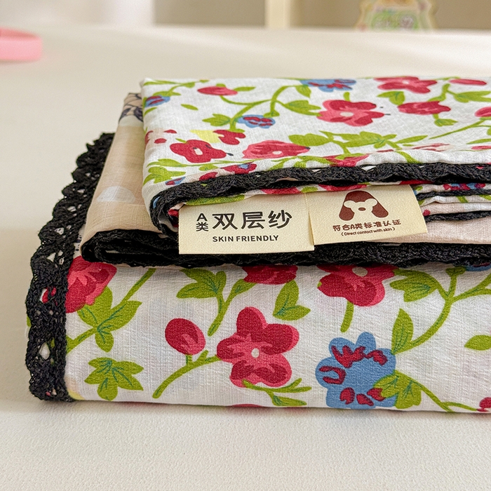 91家纺网 家纺一手货源 找家纺 （总）花伞家居 2026新款蕾丝花边款皱皱双层纱单床单床单单件含买家秀