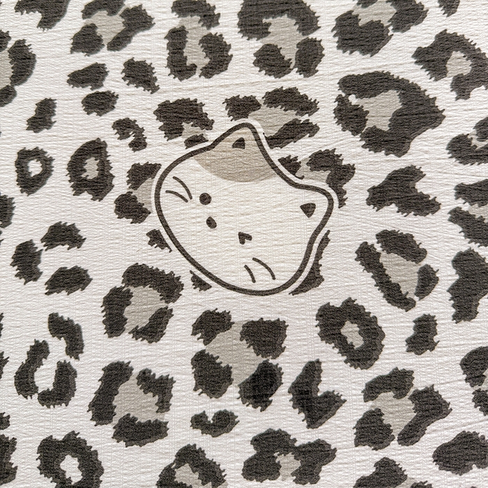 91家纺网 家纺一手货源 找家纺 花伞家居 2026新款蕾丝花边款皱皱双层纱单床单床单单件含买家秀 床单-豹纹灰