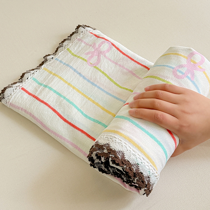 91家纺网 家纺一手货源 找家纺 花伞家居 2026新款蕾丝花边款皱皱双层纱单床单床单单件含买家秀 床单-彩色可爱