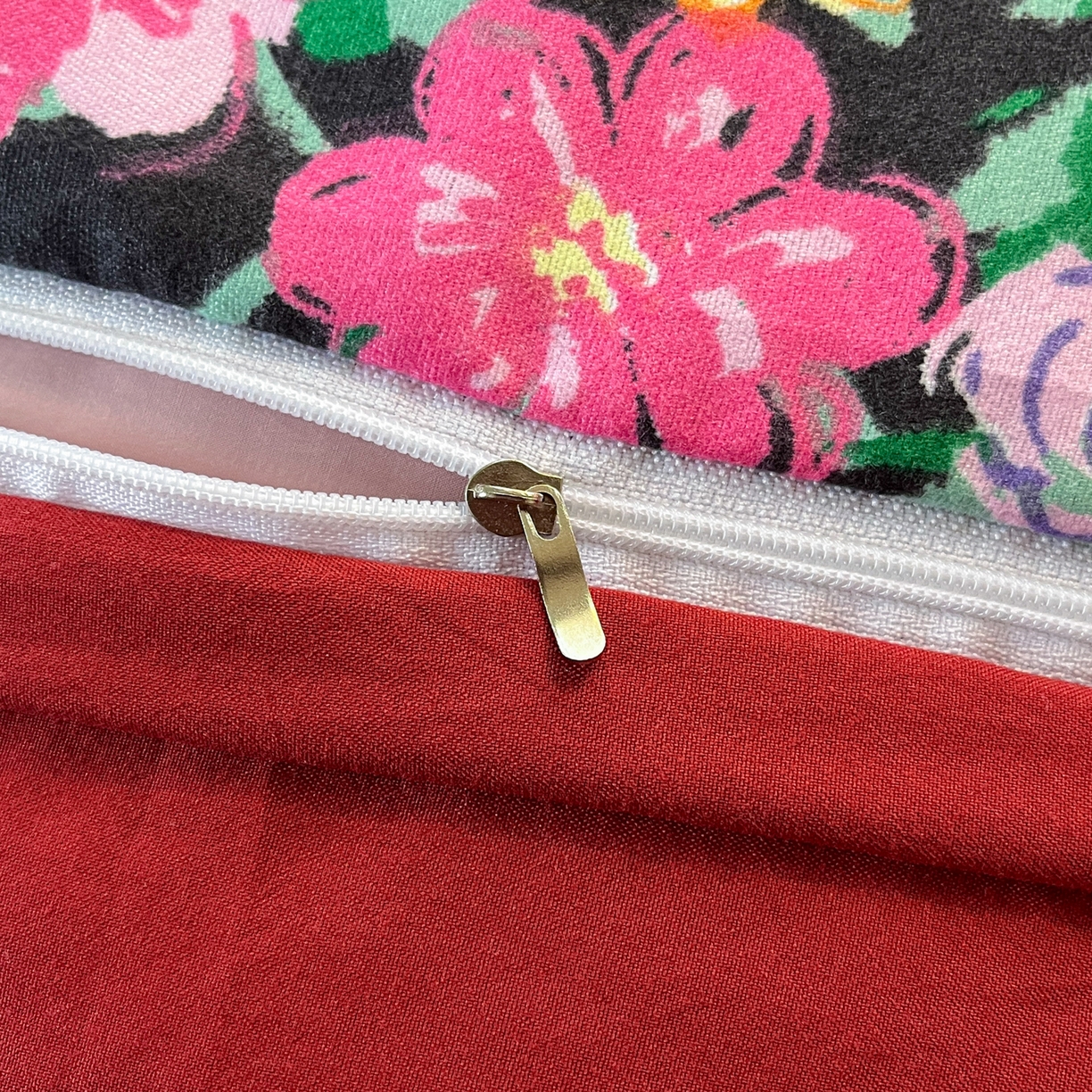 91家纺网 家纺一手货源 找家纺 花伞家居 2026新款韩系大花边加厚磨毛四件套含买家秀 韩版-晚樱落落