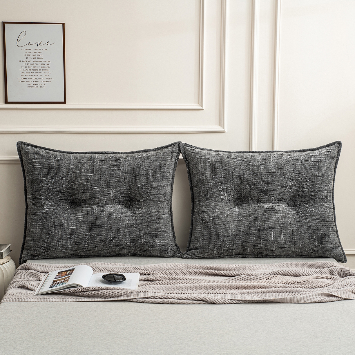 91家纺网 家纺一手货源 找家纺 （总）美达人 2026新款肌理麻靠背