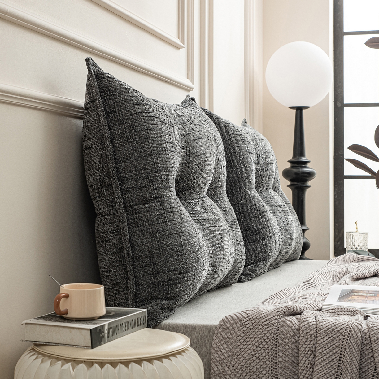 91家纺网 家纺一手货源 找家纺 （总）美达人 2026新款肌理麻靠背