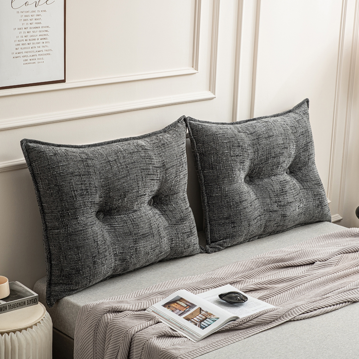 91家纺网 家纺一手货源 找家纺 （总）美达人 2026新款肌理麻靠背