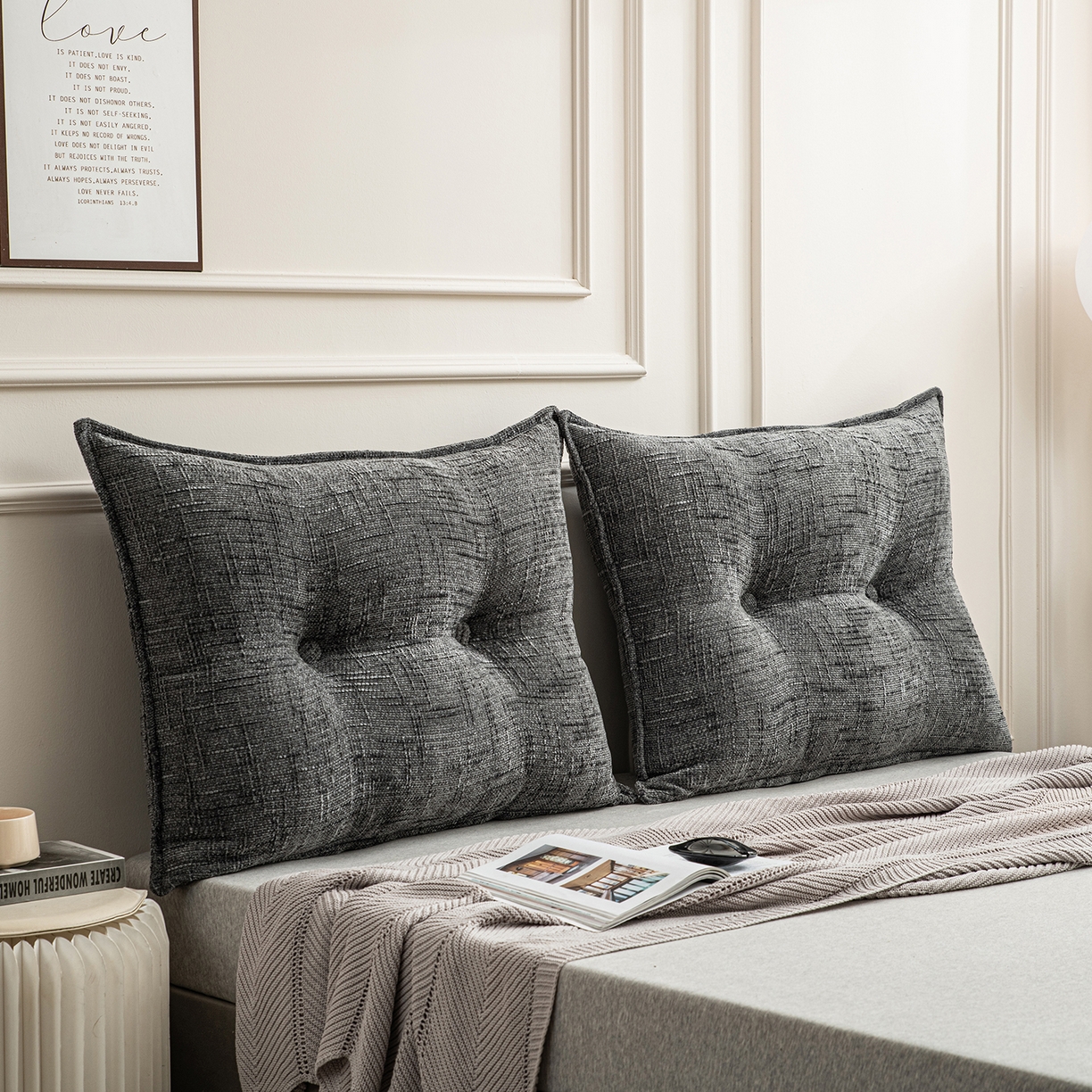 91家纺网 家纺一手货源 找家纺 （总）美达人 2026新款肌理麻靠背