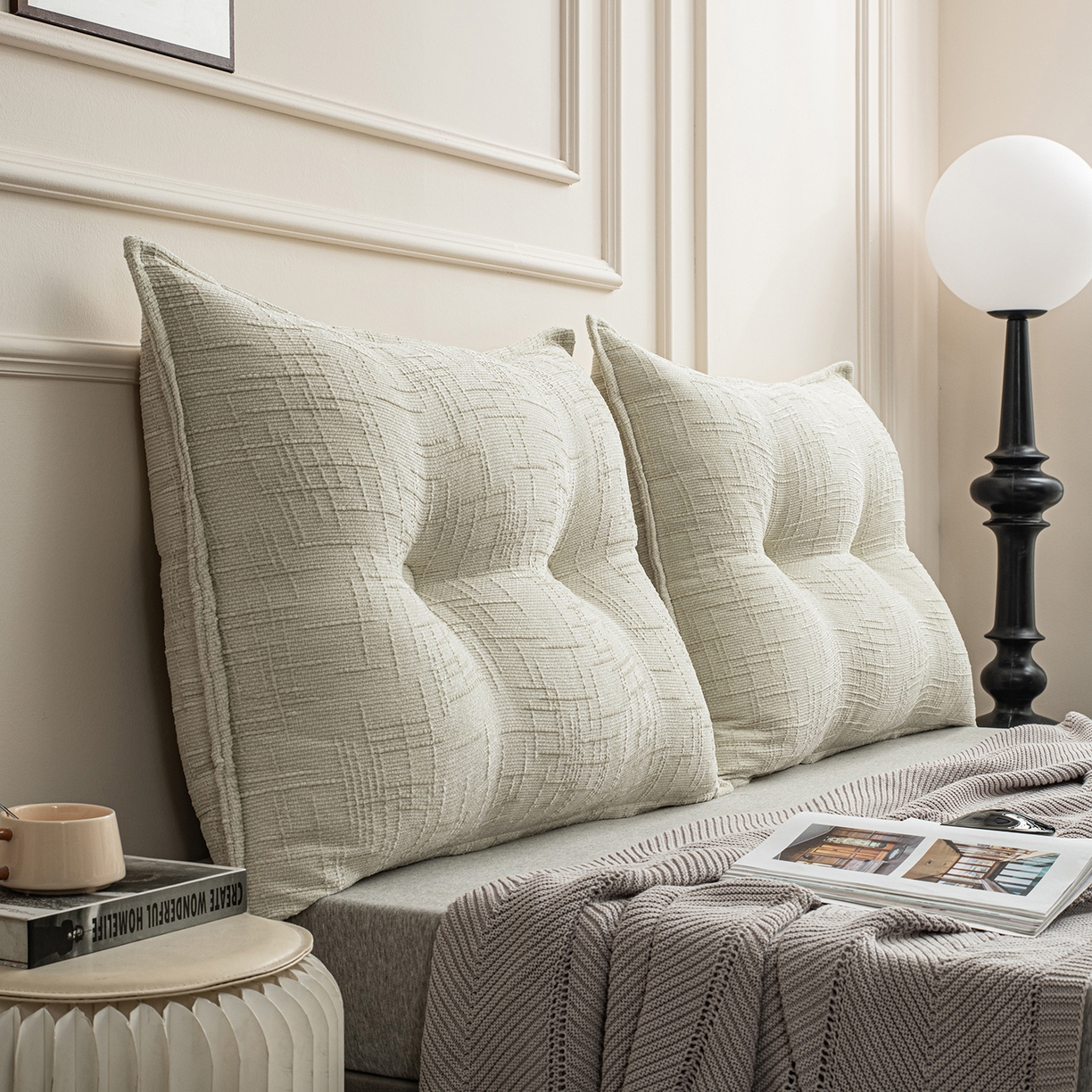 91家纺网 家纺一手货源 找家纺 （总）美达人 2026新款肌理麻靠背