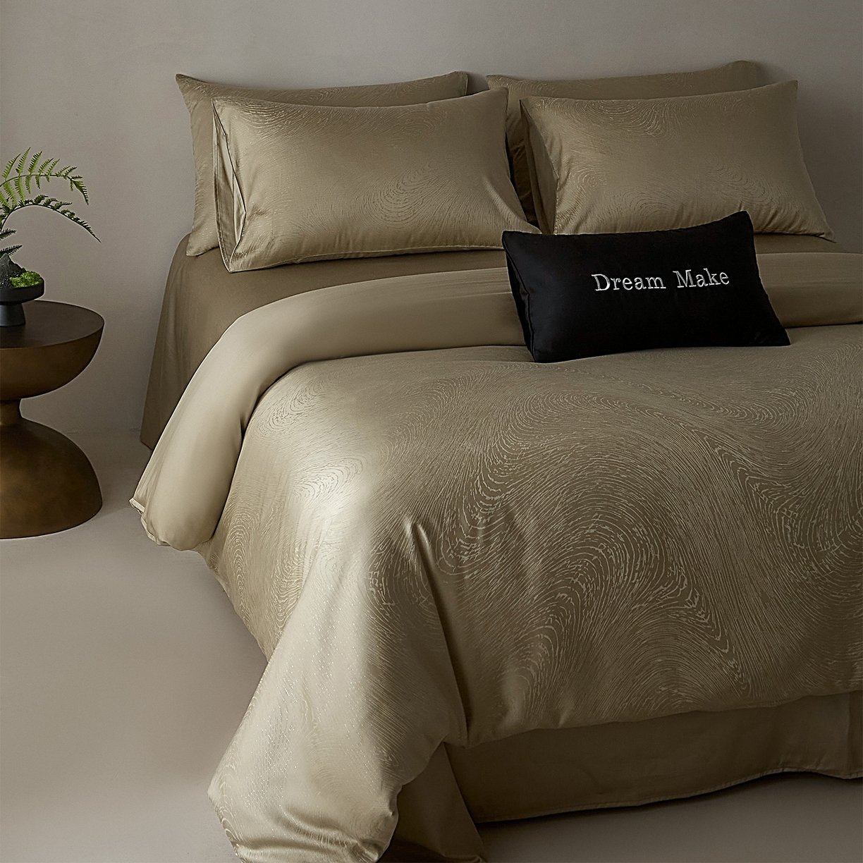 91家纺网 家纺一手货源 找家纺 （总）ONE TWO ONE 121 2026新款60支轻奢天丝棉床上用品四件套天丝棉提花款