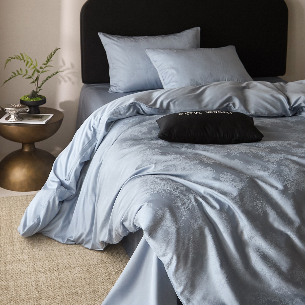 91家纺网 家纺一手货源 找家纺 （总）ONE TWO ONE 121 2026新款60支轻奢天丝棉床上用品四件套天丝棉提花款