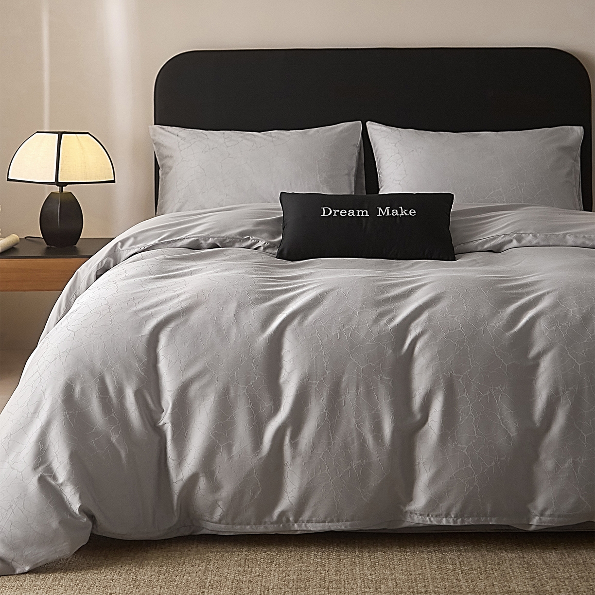 91家纺网 家纺一手货源 找家纺 ONE TWO ONE 121 2026新款60支轻奢天丝棉床上用品四件套天丝棉提花款 北海莳光