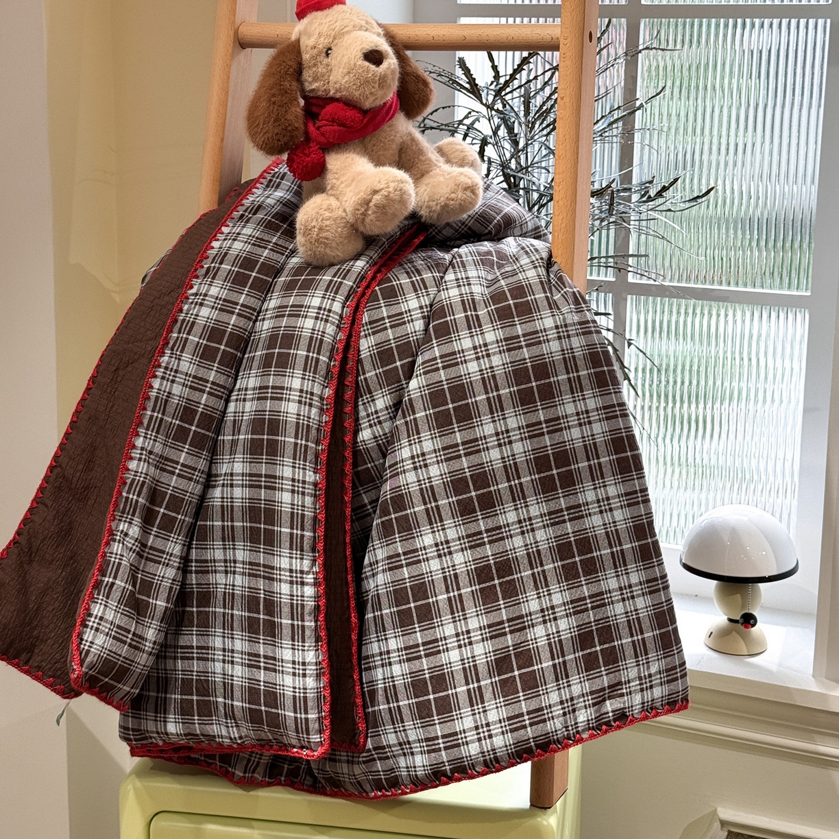 91家纺网 家纺一手货源 找家纺 （总）水墨江南 2026新款云感皱皱纱贝壳边夏被四件套