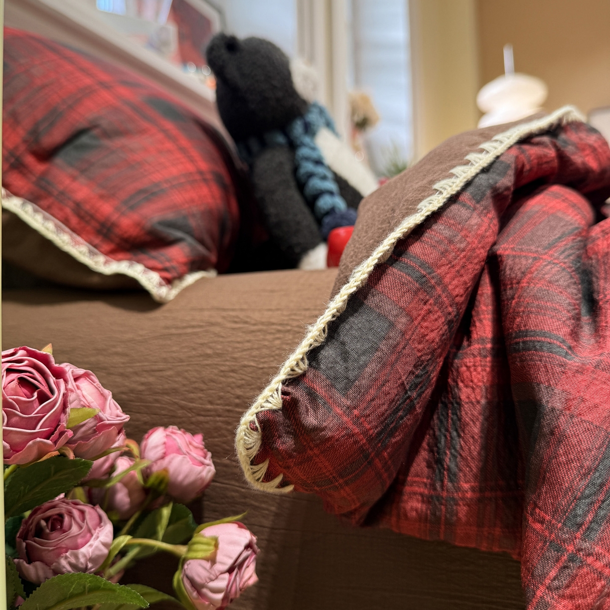 91家纺网 家纺一手货源 找家纺 （总）水墨江南 2026新款云感皱皱纱贝壳边夏被四件套