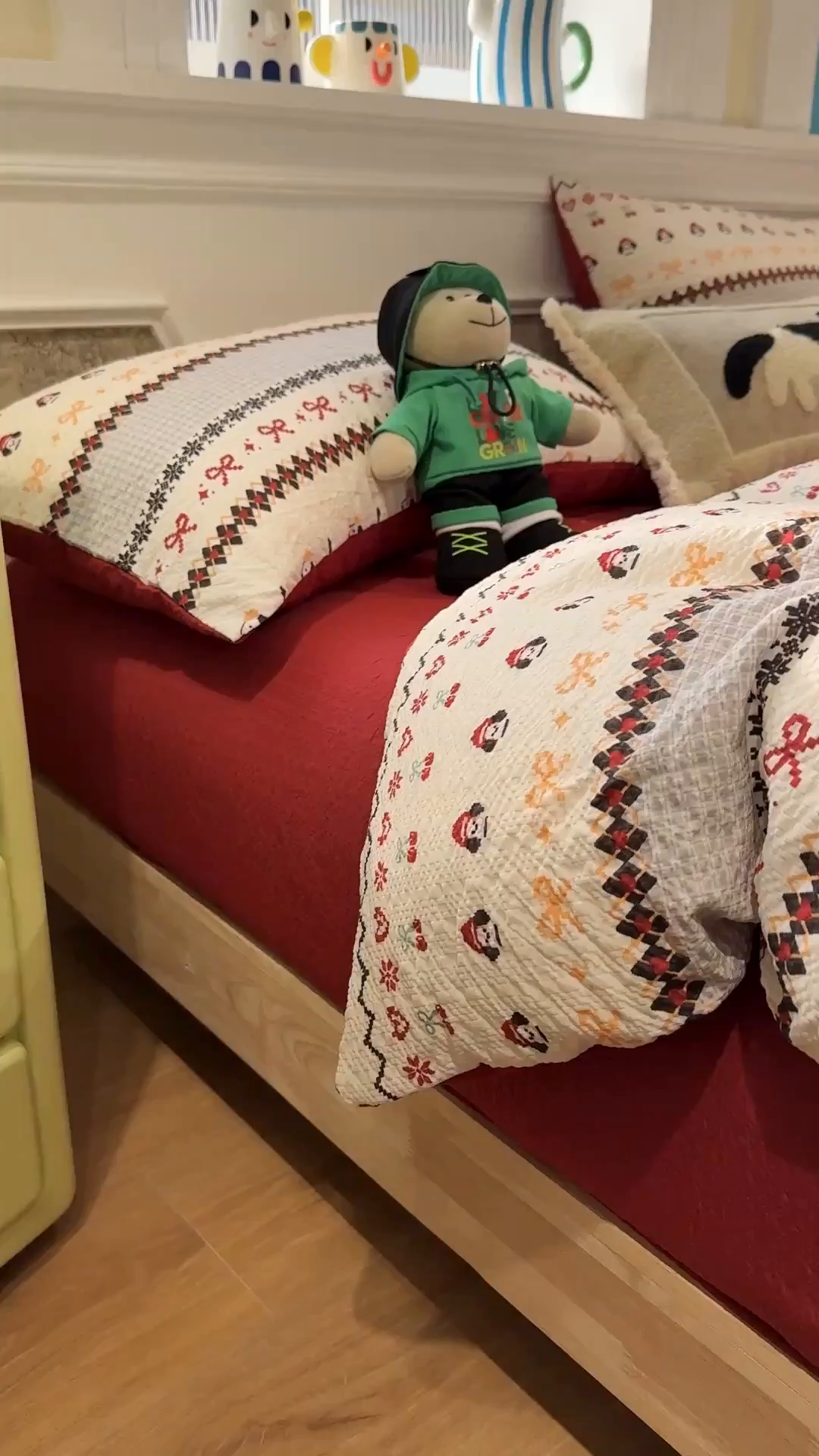 91家纺网 家纺一手货源 找家纺 水墨江南 2026直播热款泡芙棉双层纱四件套 小狗日记