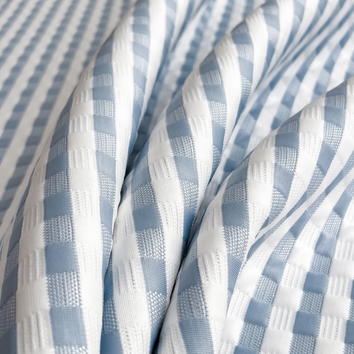 91家纺网 家纺一手货源 找家纺 （总）摩妮卡 2026新款PE高分子凉感值过0.25格子豆豆软席三件套冰丝席-床席款