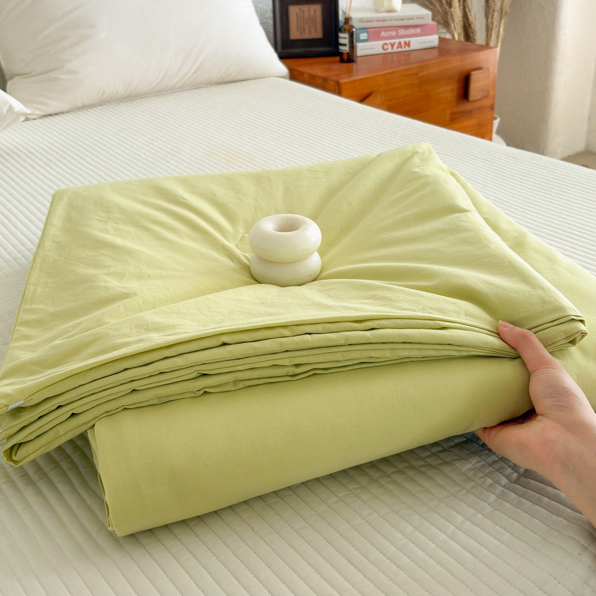 贝尔 2026新款全棉多用夏被夏凉被空调被 浅绿