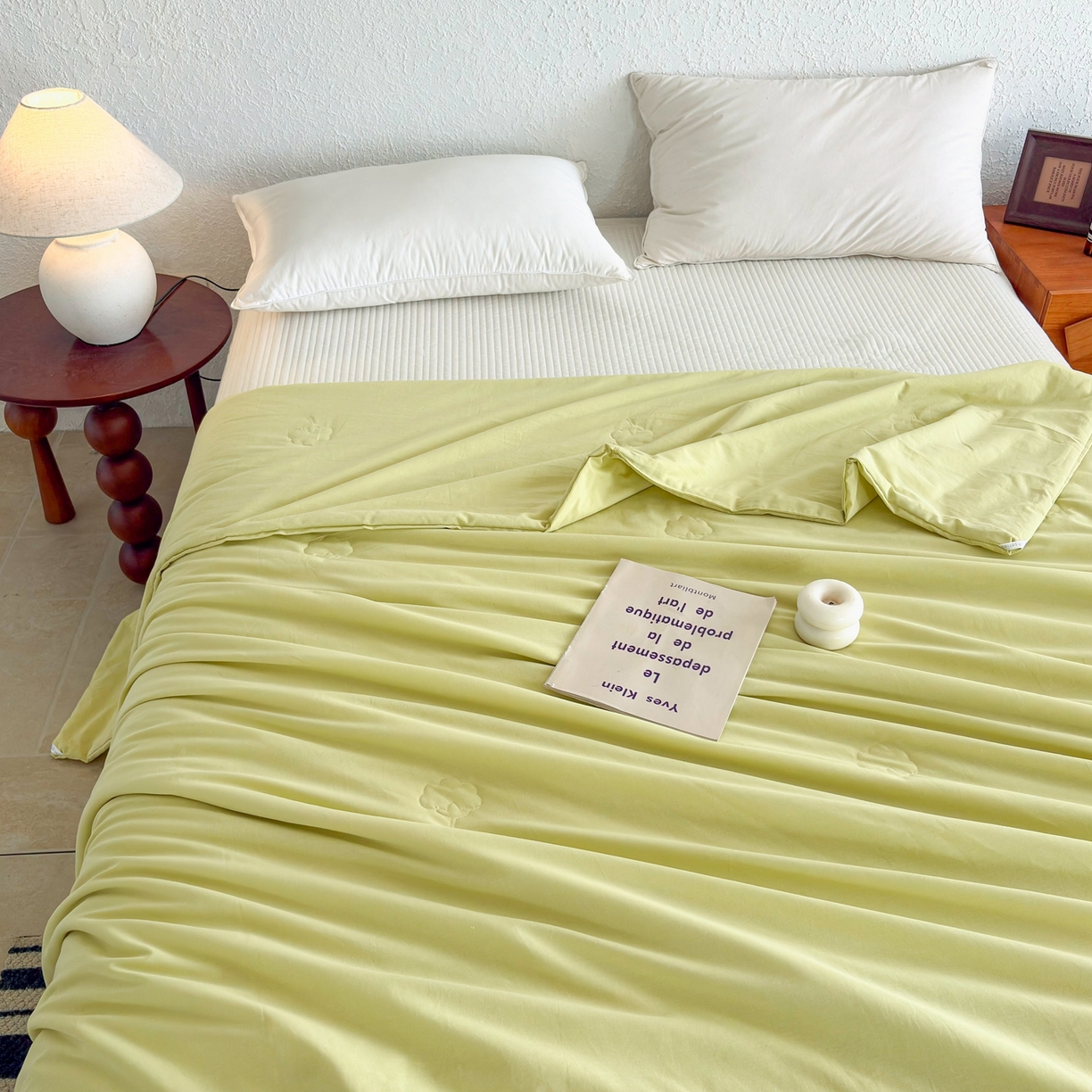 91家纺网 家纺一手货源 找家纺 贝尔 2026新款全棉多用夏被夏凉被空调被 浅绿