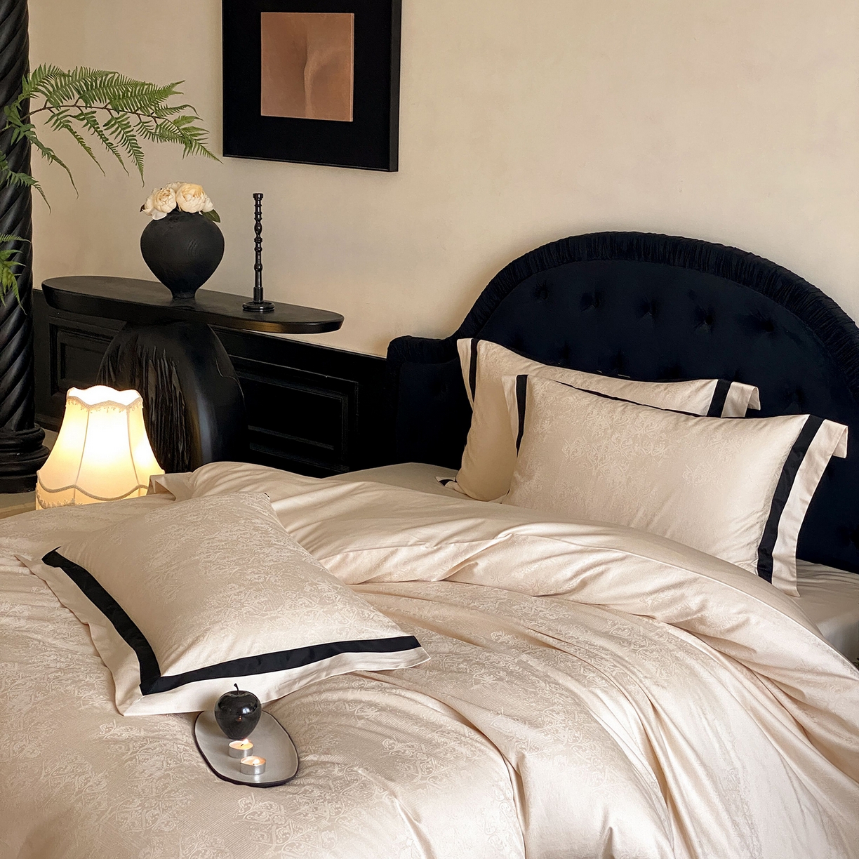 91家纺网 家纺一手货源 找家纺 （总）太古汇家居 2026新款全棉提花“凡尔赛”系列四件套