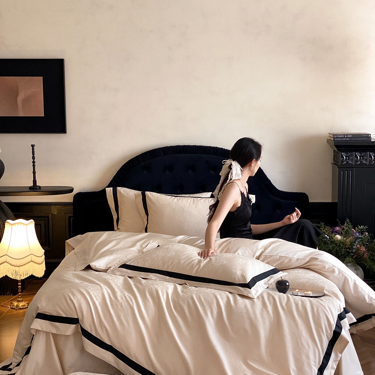 91家纺网 家纺一手货源 找家纺 （总）太古汇家居 2026新款全棉提花“凡尔赛”系列四件套