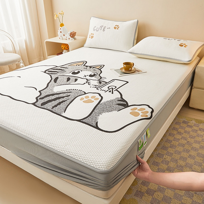 91家纺网 家纺一手货源 找家纺 （总）好儿喜家纺 2025新款法式雕花牛奶绒四件套床裙款-偏爱系列