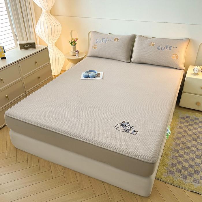 91家纺网 家纺一手货源 找家纺 （总）好儿喜家纺 2026新款喵韵凉席席子床笠