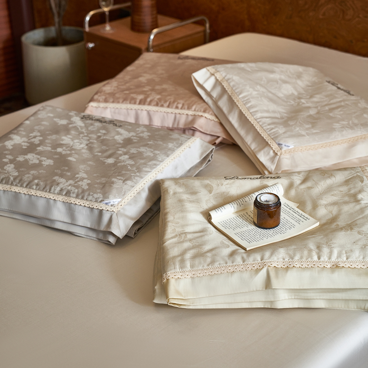 91家纺网 家纺一手货源 找家纺 （总）莱福仕 2026新款新中式莱赛尔天丝提花夏被空调被