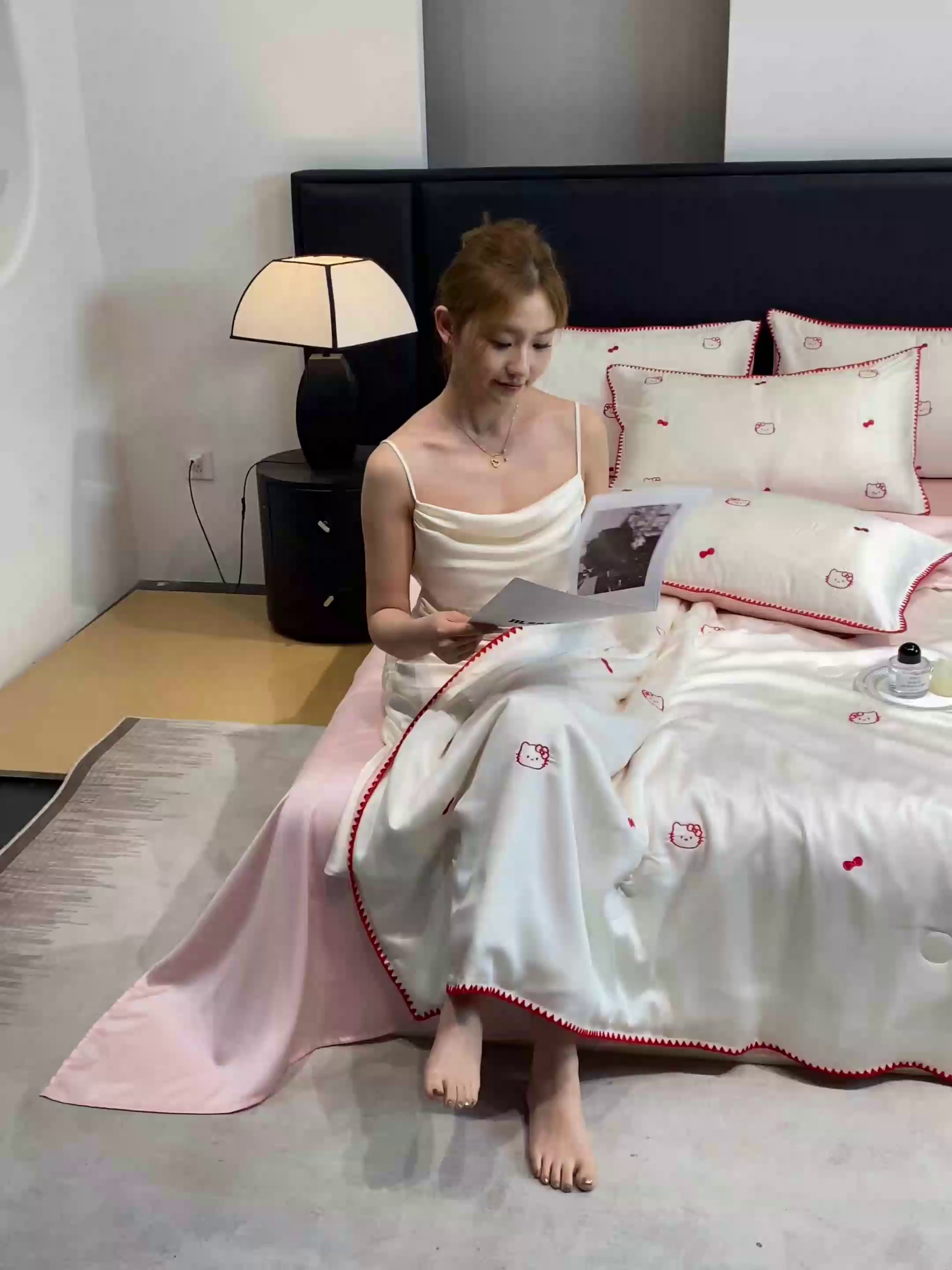 91家纺网 家纺一手货源 找家纺 （总）如一 2026新款水洗冰丝刺绣三角针工艺夏被四件套