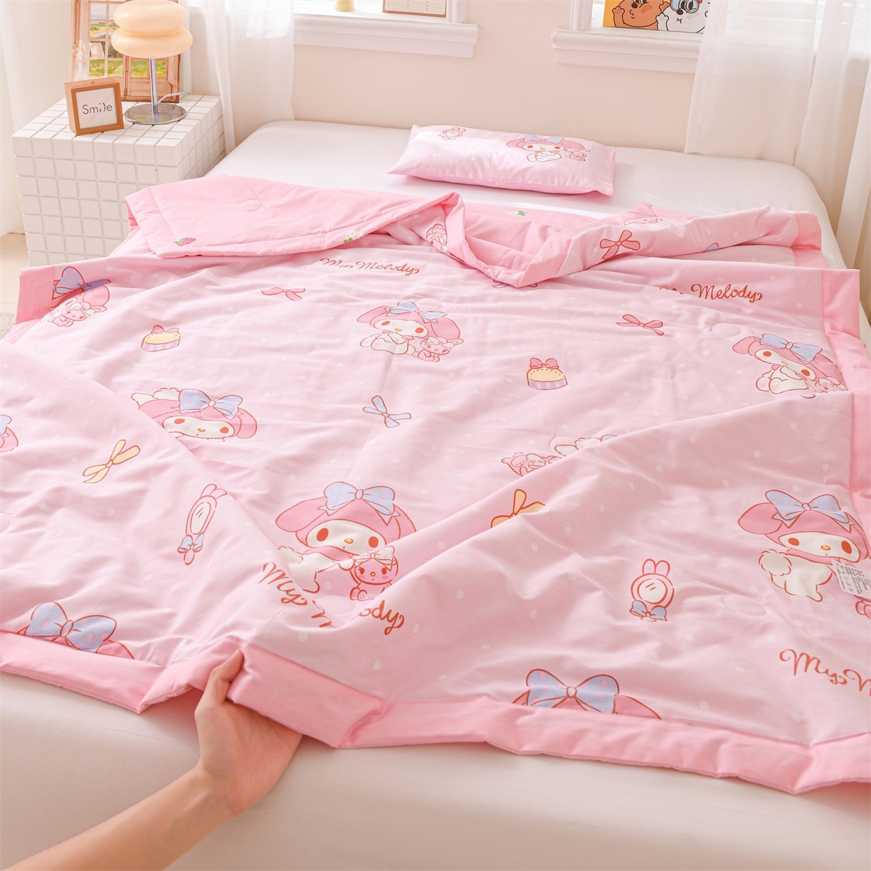 91家纺网 家纺一手货源 找家纺 名兮家居 2026新款经典奥特曼儿童全棉夏被夏凉被空调被【含防伪标】 全棉夏被-魔法美乐蒂