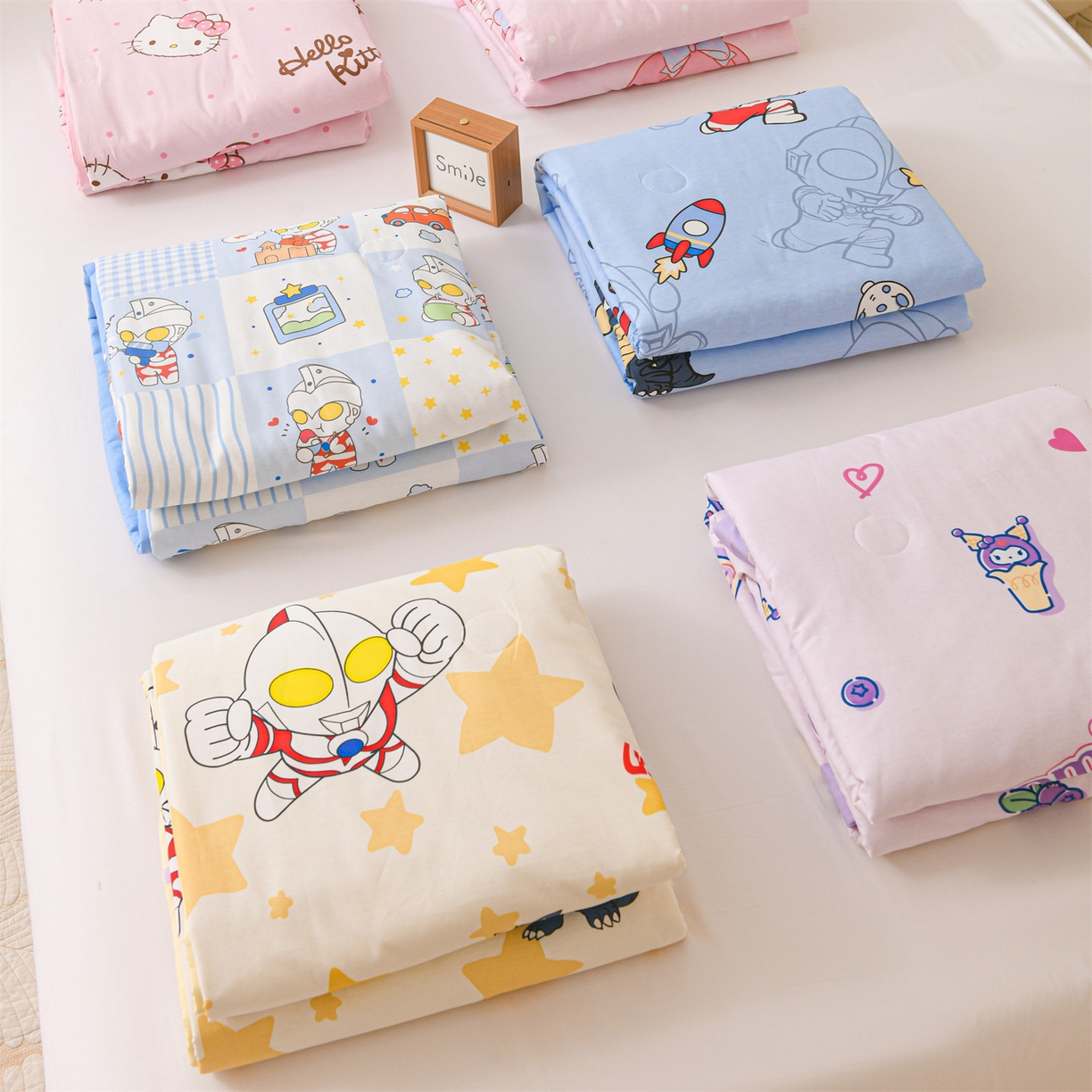 名兮家居 2026新款经典奥特曼儿童全棉夏被夏凉被空调被【含防伪标】 组合图仅供展示不可下单