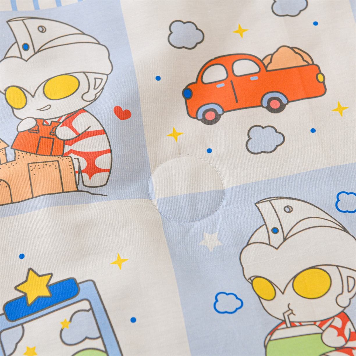 91家纺网 家纺一手货源 找家纺 名兮家居 2026新款经典奥特曼儿童全棉夏被夏凉被空调被【含防伪标】 全棉夏被-小小艾斯