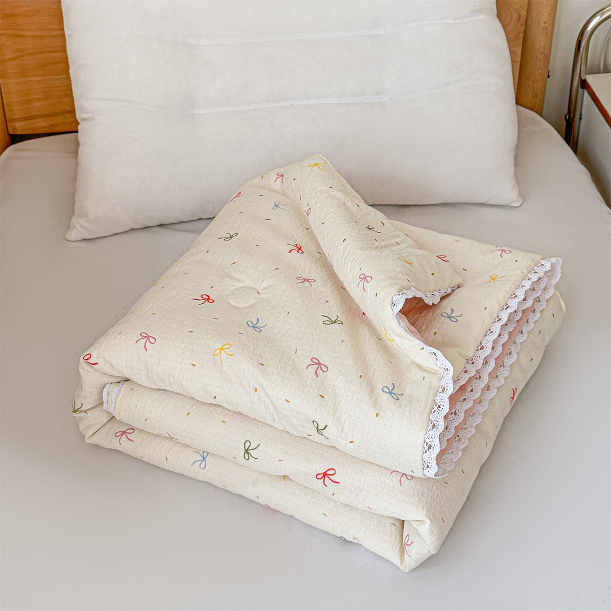 91家纺网 家纺一手货源 找家纺 （总）名兮家居 2026新款儿童A类皱皱纱夏被夏凉被空调被