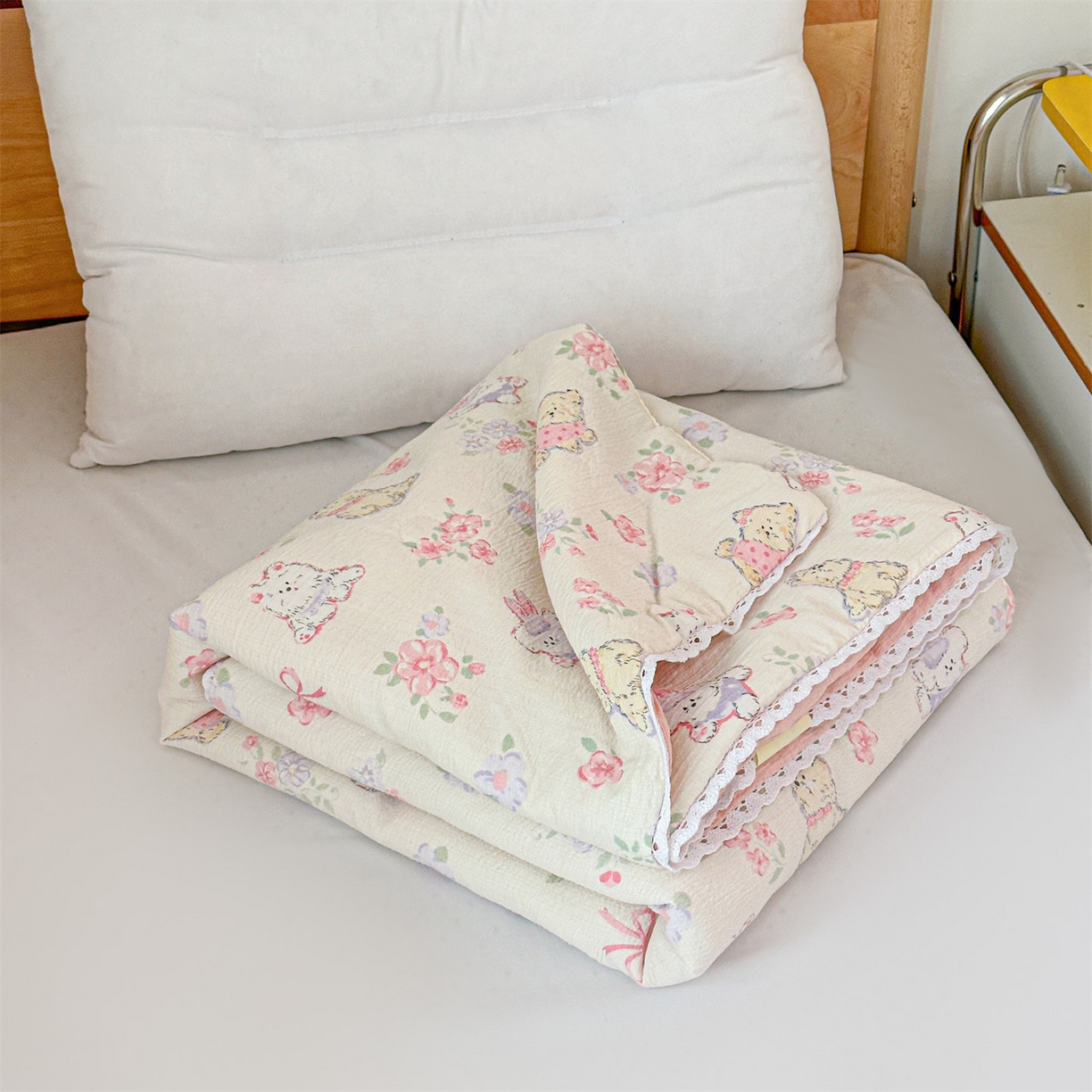 91家纺网 家纺一手货源 找家纺 （总）名兮家居 2026新款儿童A类皱皱纱夏被夏凉被空调被