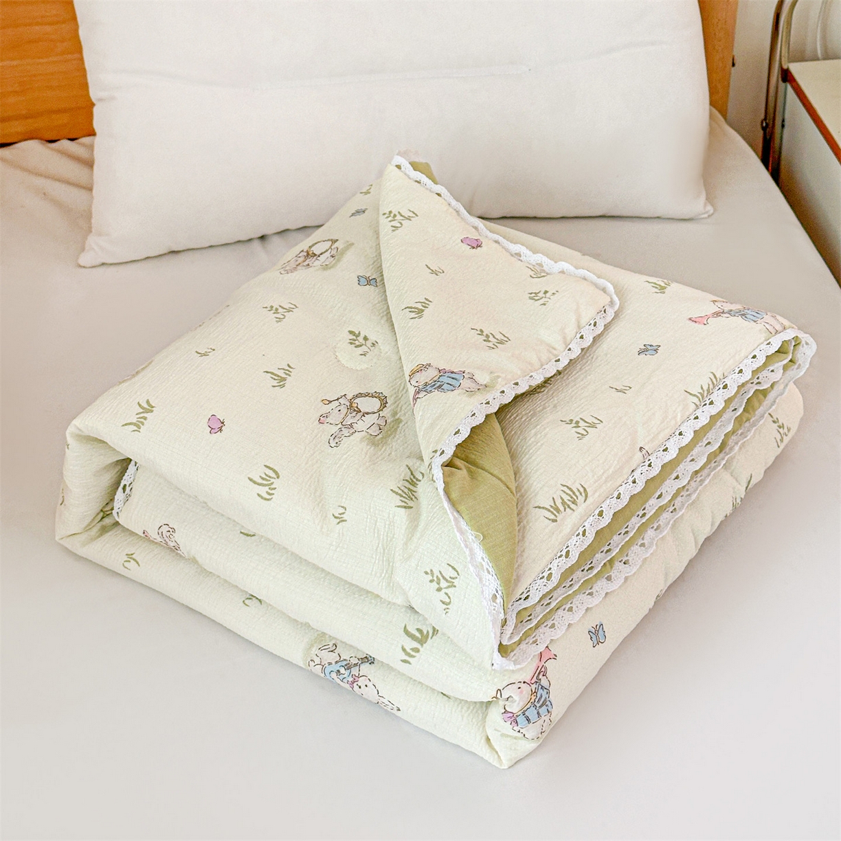 名兮家居 2026新款儿童A类皱皱纱夏被夏凉被空调被 音乐家