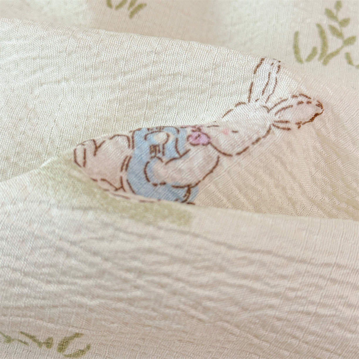 91家纺网 家纺一手货源 找家纺 名兮家居 2026新款儿童A类皱皱纱夏被夏凉被空调被 音乐家